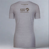 Project Coyote - Ladies V-Neck - Heather Gray