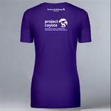 Project Coyote - Ladies V-Neck - Purple Rush