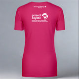 Project Coyote - Ladies V-Neck - Raspberry