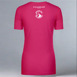 Raptors Are The Solution - Ladies V-Neck - Raspberry