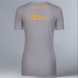 Rhino Conservation Partners - Ladies V-Neck - Heather Gray