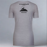 Rocky Mountain Wolf Project - Ladies V-Neck - Heather Gray
