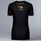 Save Giraffes Now - Ladies V-Neck - Black
