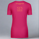 Saving the Survivors - Ladies V-Neck - Raspberry