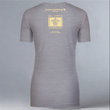 Tour de Turtles - Ladies V-Neck - Heather Gray
