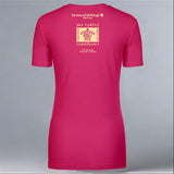 Tour de Turtles - Ladies V-Neck - Raspberry