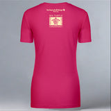 Tour de Turtles - Ladies V-Neck - Raspberry