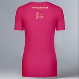 Snow Leopard Trust - Ladies V-Neck - Raspberry