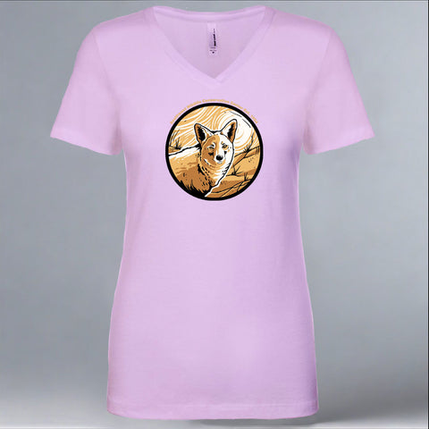 SWCC - Ladies Fitted V-Neck - Lilac