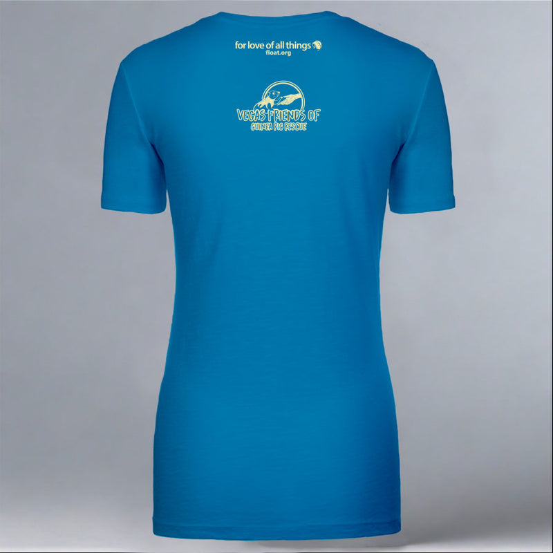 Wheek On! - Ladies V-Neck - Turquoise