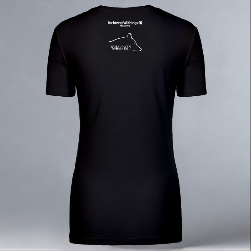 Respect the Locals - Ladies V-Neck - Black