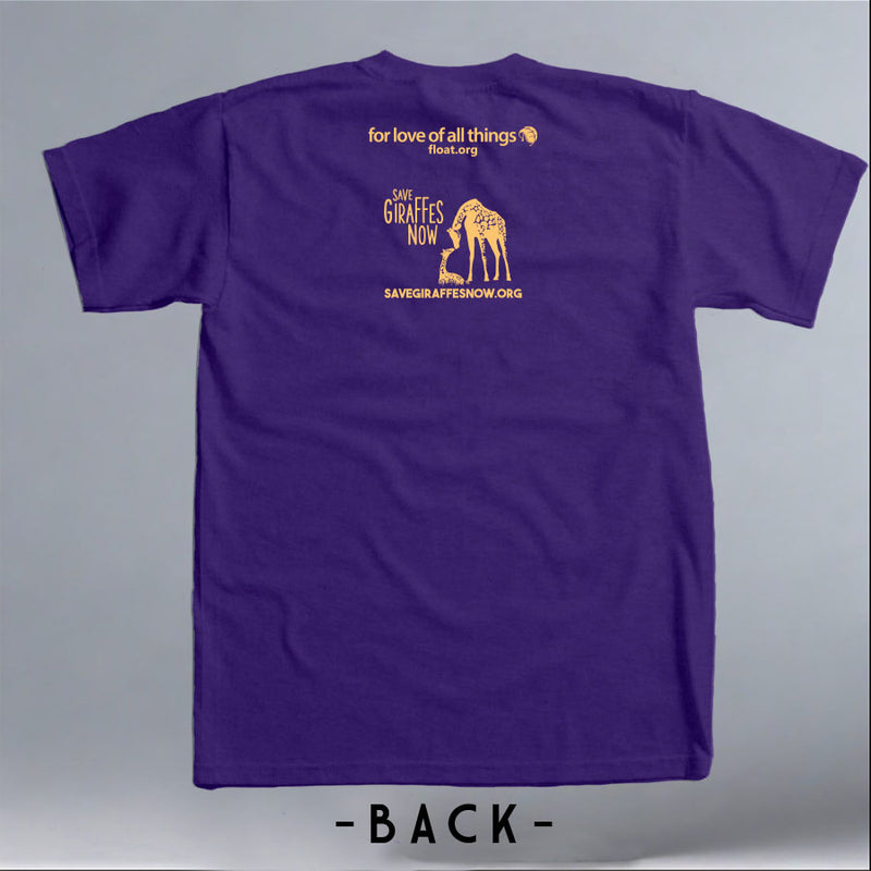 Save Giraffes Now - Youth - Purple Rush