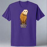 All About Owls - Adult - Purple Rush