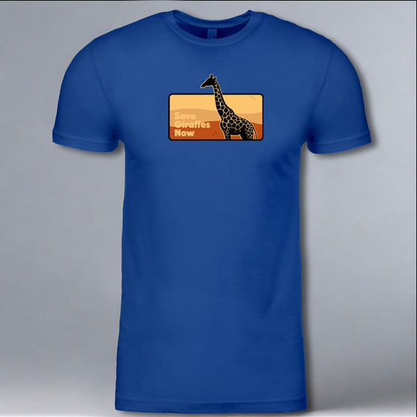 Save Giraffes Now - Adult - Cool Blue
