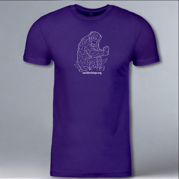 Save the Chimps - Adult - Purple Rush