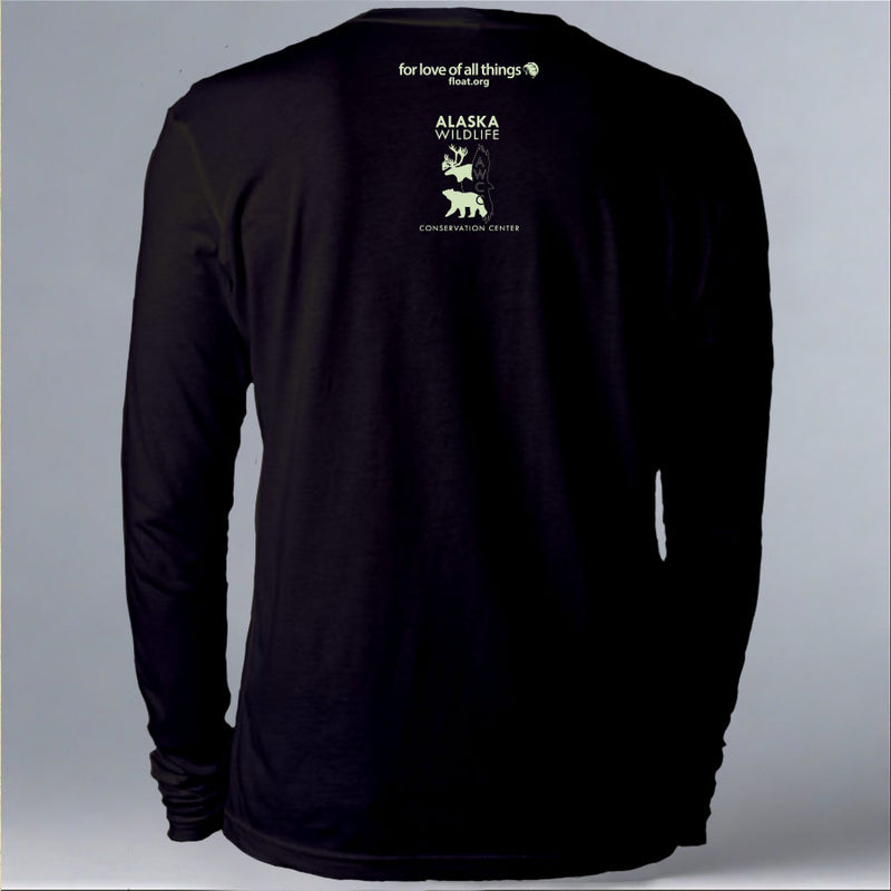 Alaska Wildlife Conservation Center - Adult Long Sleeve - Black