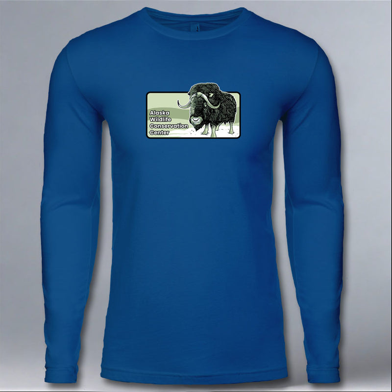 Alaska Wildlife Conservation Center - Adult Long Sleeve - Cool Blue