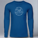 American Whitewater - Adult Long Sleeve - Cool Blue