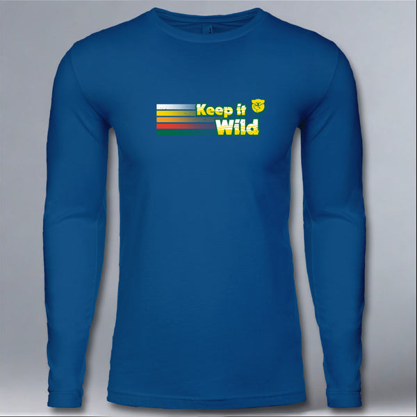 Keep it Wild - Adult Long Sleeve - Cool Blue