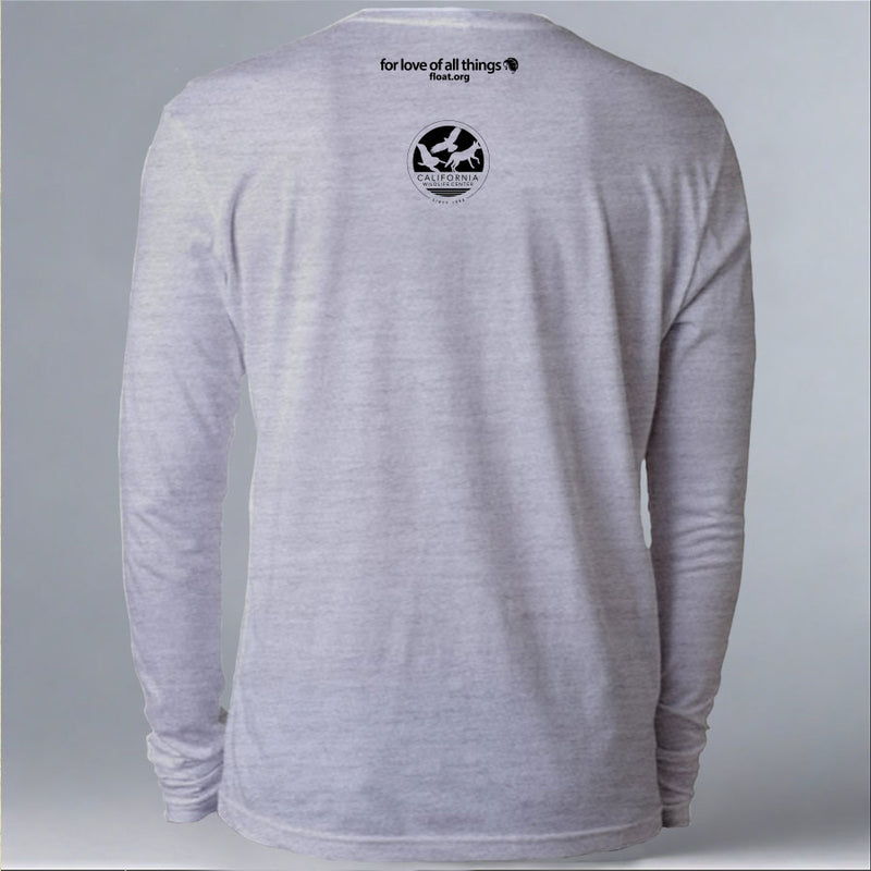 California Wildlife Center - Adult Long Sleeve - Heather Gray