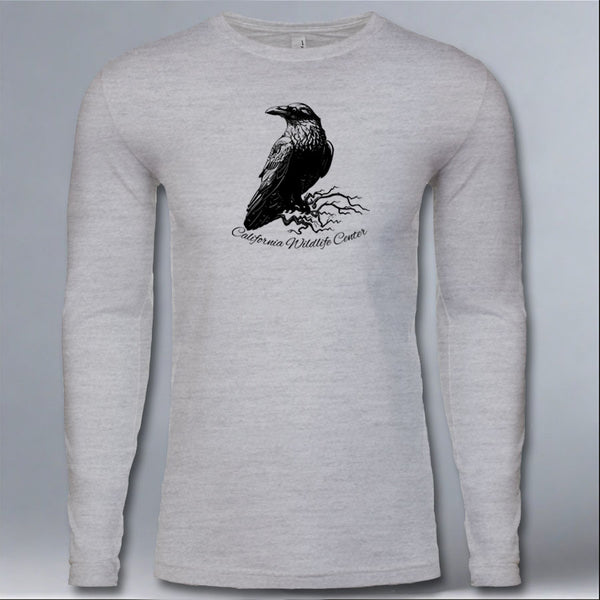 California Wildlife Center - Adult Long Sleeve - Heather Gray