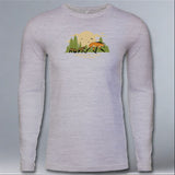Endangered Wolf Center - Adult Long Sleeve - Heather Gray