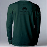 Following Giants - Adult Long Sleeve - Forest Green