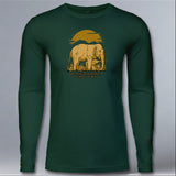 Following Giants - Adult Long Sleeve - Forest Green