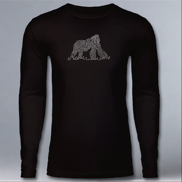 Gorilla Doctors - Adult Long Sleeve - Black