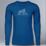 Gorilla Doctors - Adult Long Sleeve - Cool Blue