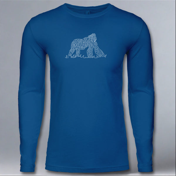 Gorilla Doctors - Adult Long Sleeve - Cool Blue