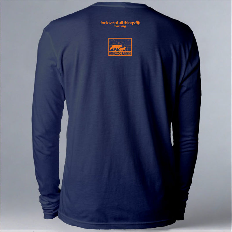 Grand Canyon Wolf Recovery Project - Adult Long Sleeve - Indigo