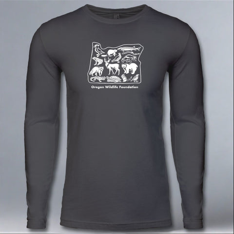 Oregon Wildlife Foundation - Adult Long Sleeve - Heavy Metal