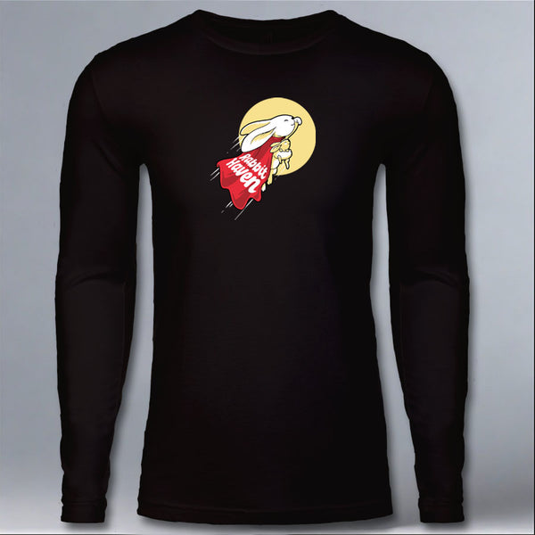 Rabbit Haven - Adult Long Sleeve - Black