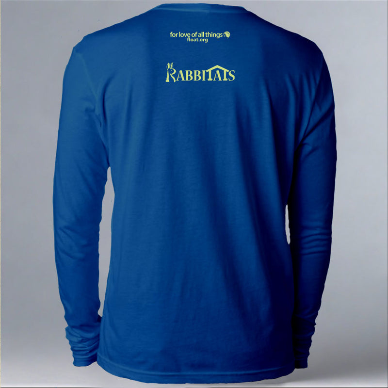 Rabbitats - Adult Long Sleeve - Cool Blue
