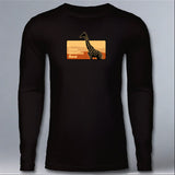 Save Giraffes Now - Adult Long Sleeve - Black