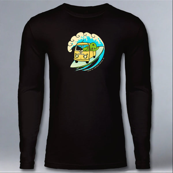 Tour de Turtles - Adult Long Sleeve - Black