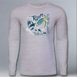 Tour de Turtles - Adult Long Sleeve - Heather Gray