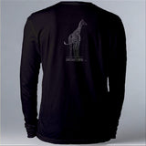 Save Giraffes Now - Adult Long Sleeve - Black