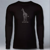 Save Giraffes Now - Adult Long Sleeve - Black