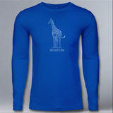 Save Giraffes Now - Adult Long Sleeve - Royal