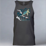 Tour de Turtles - Unisex Tank - Heather Gray