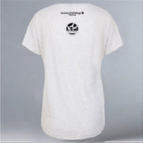 California Wildlife Center - Ladies Triblend Dolman - Heather White