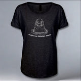 California Wildlife Center - Ladies Triblend Dolman - Vintage Black