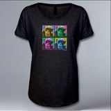 Noelle - Ladies Triblend Dolman - Vintage Black