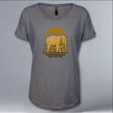 Following Giants - Ladies Triblend Dolman - Premium Heather