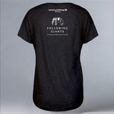 Following Giants - Ladies Triblend Dolman - Vintage Black