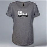 Gorilla Doctors - Ladies Triblend Dolman - Premium Heather
