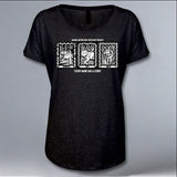 Grand Canyon Wolf Recovery Project - Ladies Triblend Dolman - Vintage Black