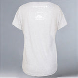 Grand Canyon Wolf Recovery Project - Ladies Triblend Dolman - Heather White